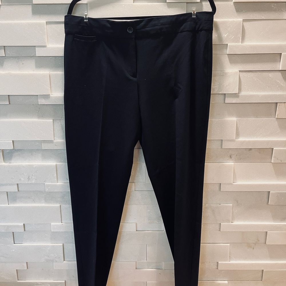 Talbots Signature Navy Blue Pants Workwear - Womens 10